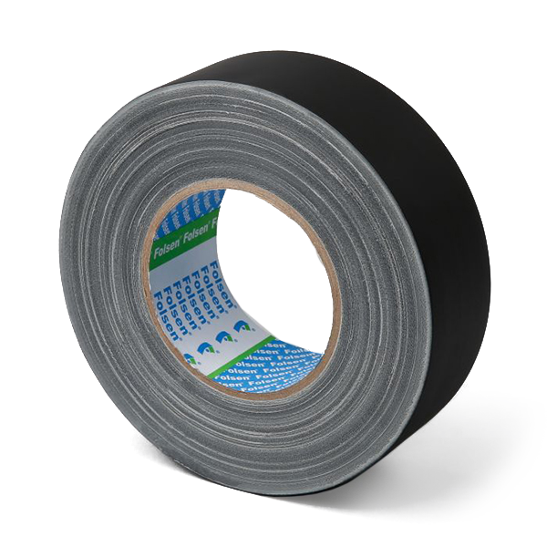 Gaffer tape матовый Folsen Premium 48 мм Чёрный  