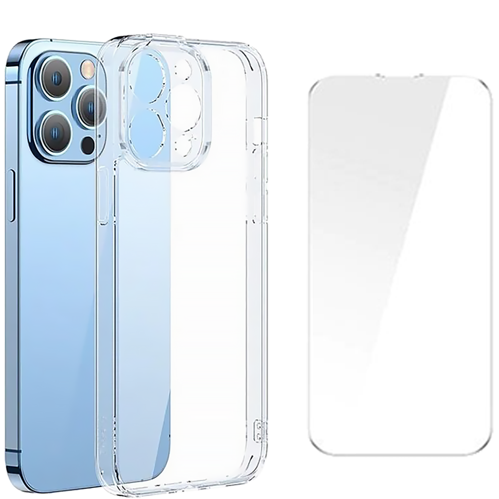 Чехол Baseus SuperCeramic для iPhone 14 Pro (+ стекло) 