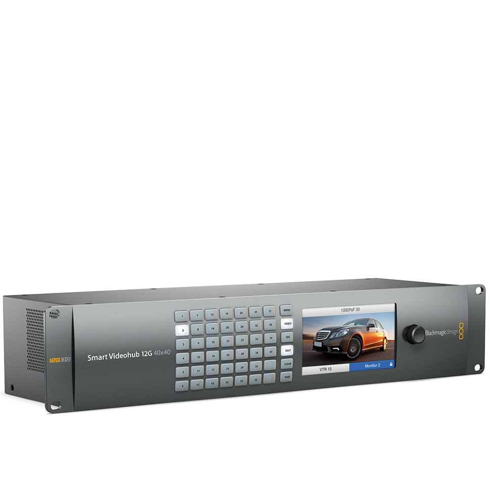 Коммутатор Blackmagic Smart Videohub 12G 40x40 