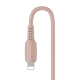 Кабель Baseus Colourful Type-C - Lightning 18W 1.2м Розовый - Изображение 156043