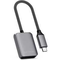 Артикул: 28490. Адаптер Satechi USB-C PD Audio Adapter Серый