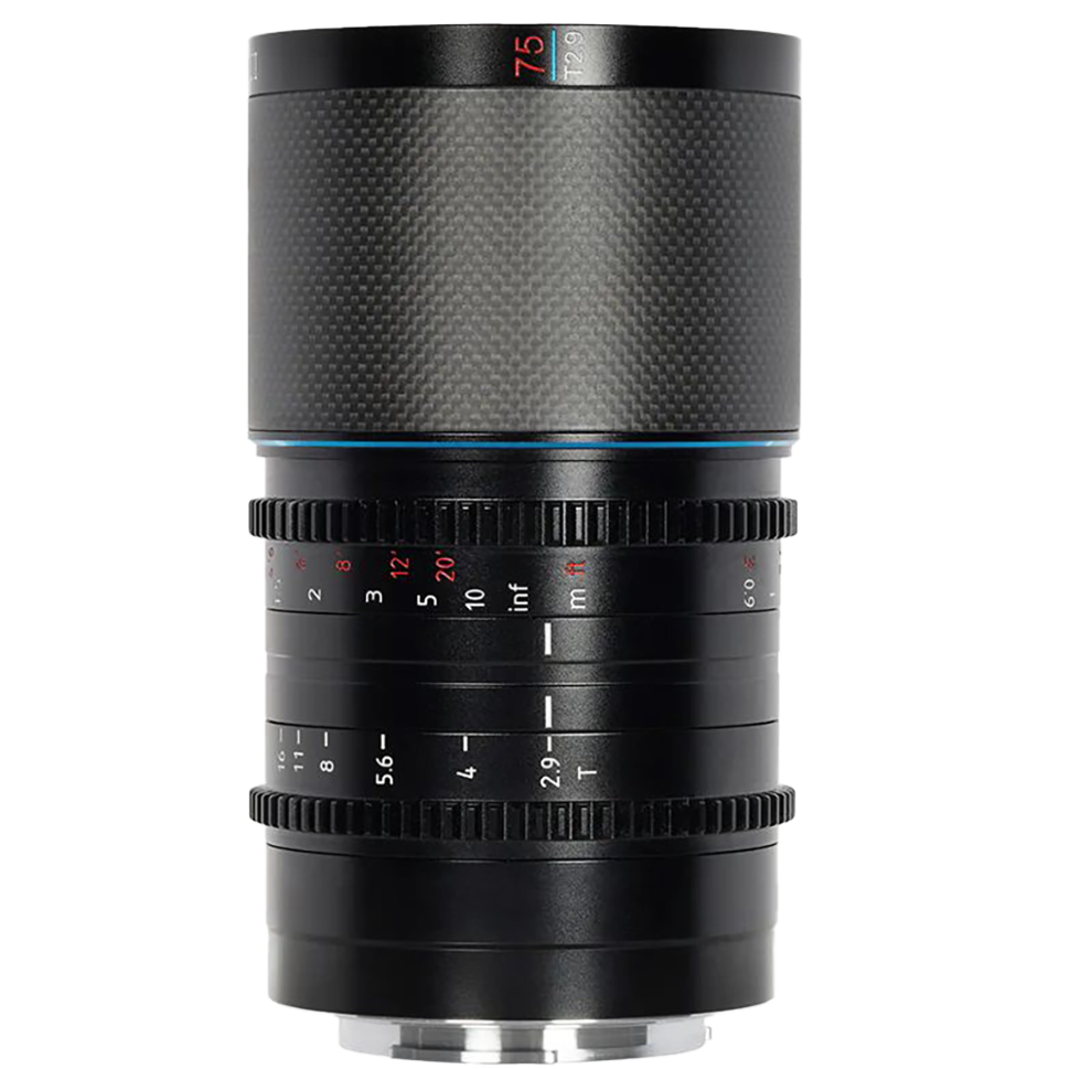 Объектив Sirui Saturn 75mm T2.9 1.6x FF Anamorphic E-mount (Neutral Flare) preOrder=15.07.2025