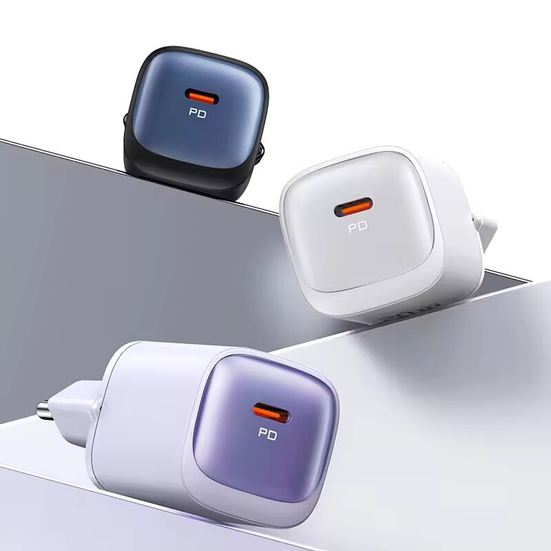 

Сетевой адаптер Usams CC251 30W GaN Фиолетовый CC251TC03