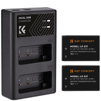 Артикул: 71891. 2 аккумулятора LP-E17 + зарядное устройство K&F Concept KF28.0014