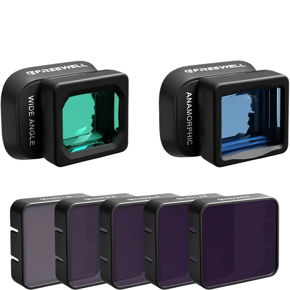 Комплект оптики Freewell Wide Angle &amp; Anamorphic Lens для DJI Mini 4 Pro 