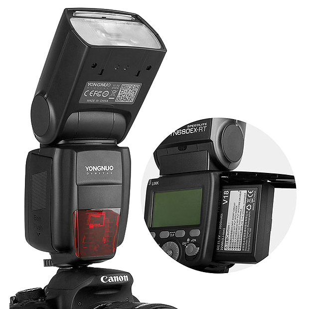 

Фотовспышка YongNuo YN-680EX-RT Lithium для Canon (EU PLUG) YN680 EX-RT
