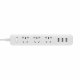Сетевой фильтр KingMi Power Strip (3 розетки, 3 USB) Белый - Изображение 107469