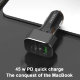 Автомобильное зарядное устройство Momax UC series PD+QC3.0 45Вт Чёрная - Изображение 112826