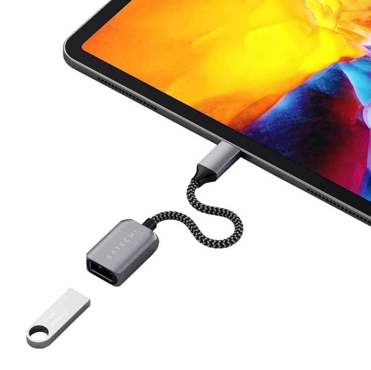 

Кабель Satechi Type-C - USB 3.0. Серый ST-UCATCM