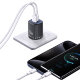 Сетевой адаптер Usams CC254 30W Dual Ports GaN Чёрный - Изображение 243159