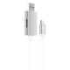Кабель с карт-ридером Rock Space Micro USB OTG Серебро - Изображение 47181