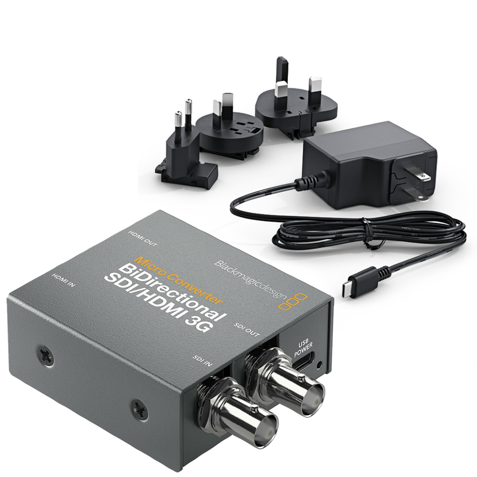 Микро конвертер Blackmagic Micro Converter BiDirectional SDI/HDMI 3G wPSU preOrder=30.06.2025
