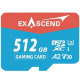 Карта памяти Exascend Gaming microSDXC U3 V2 512GB - Изображение 280067