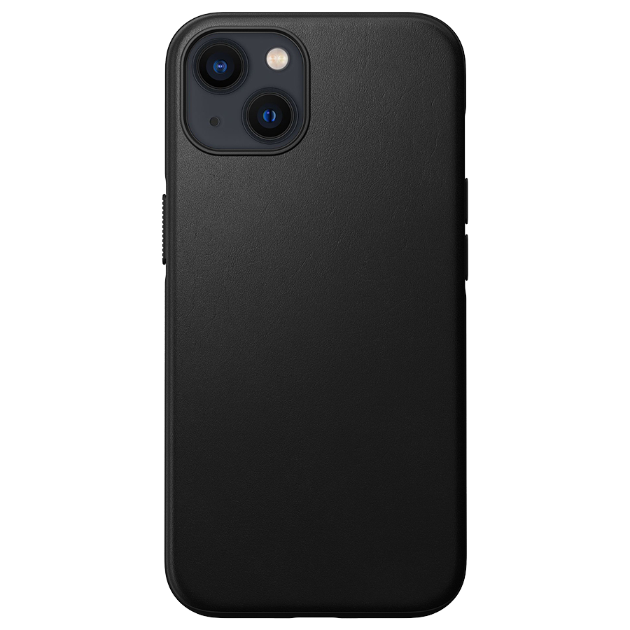 Чехол Nomad Modern Leather MagSafe для iPhone 13 Чёрный 
