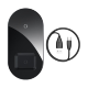 Беспроводная зарядка Baseus Simple 2in1 Чёрная - Изображение 104046