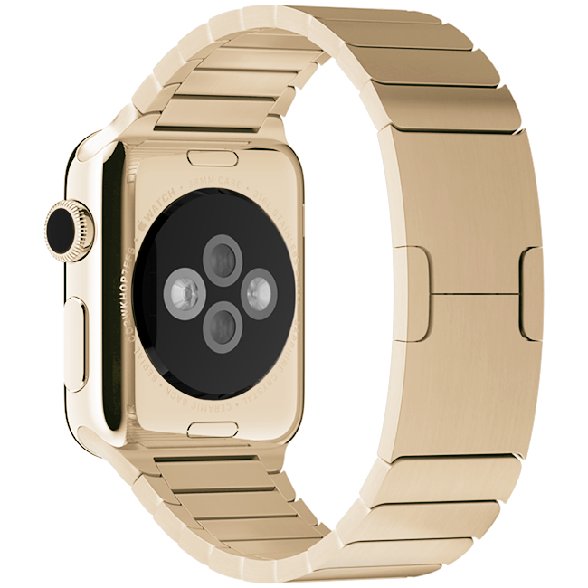 Браслет блочный для Apple Watch 38/40 мм Золото 