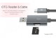 Кабель с карт-ридером Rock Space Micro USB OTG Графитовый - Изображение 47200