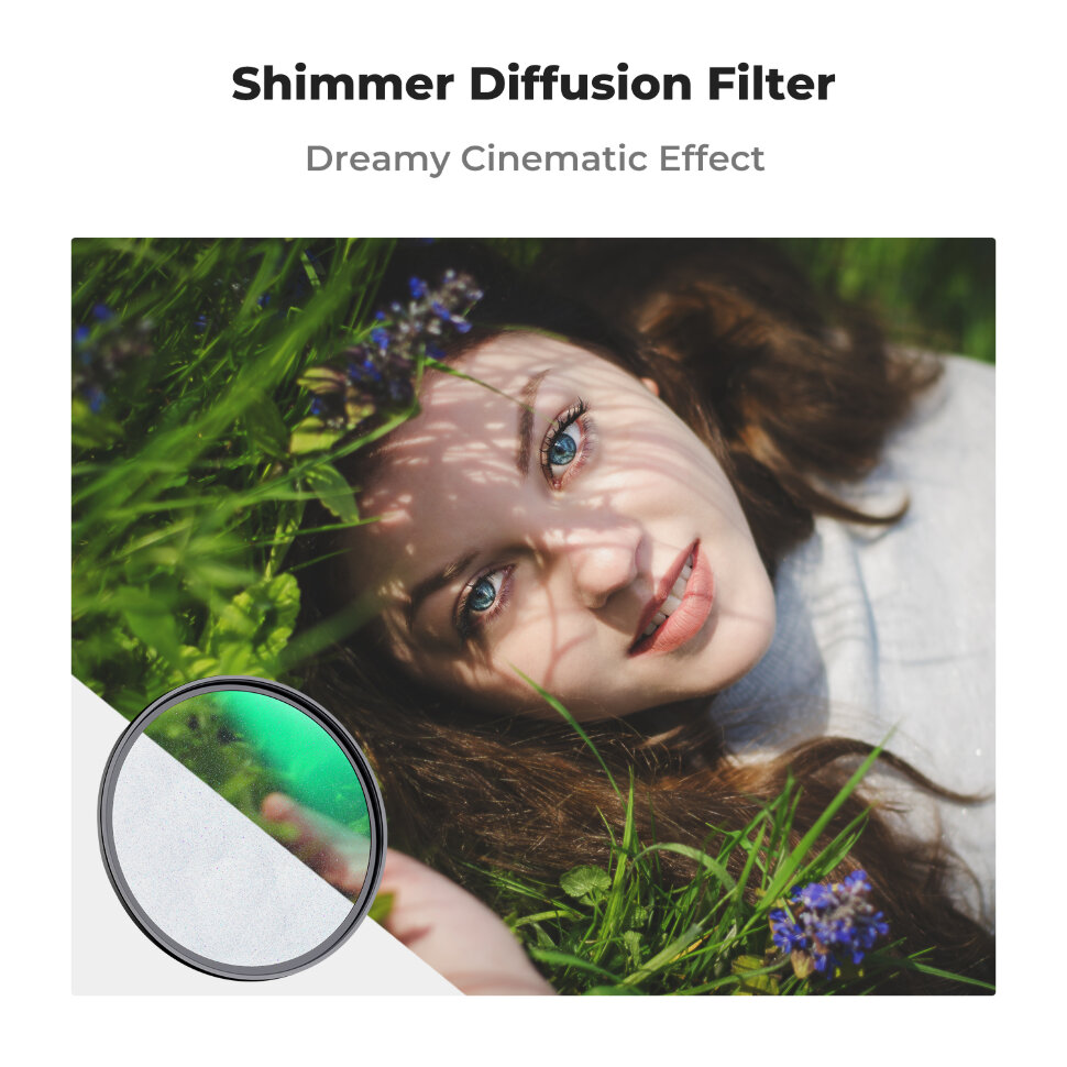 

Светофильтр K&F Concept C-series Shimmer Diffusion HMC 58мм KF01.2783