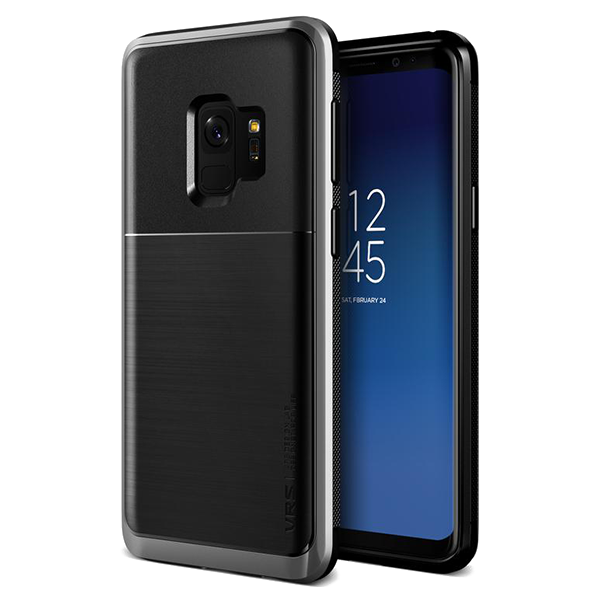 Чехол VRS Design High Pro Shield для Galaxy S9 Steel Silver 