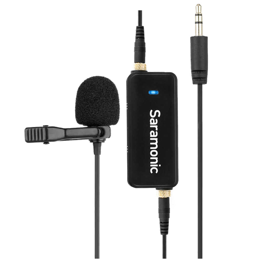 Микрофон петличный с аудиомикшером Saramonic LavMic 