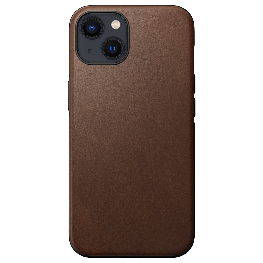 Чехол Nomad Modern Leather MagSafe для iPhone 13 Коричневый 