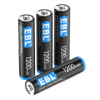 Артикул: 26993. Комплект батареек EBL Lithium AAA 1200mAh (4шт)