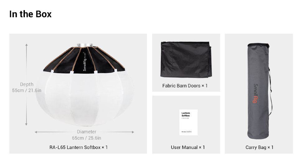 Софтбокс SmallRig RA-L65 3754