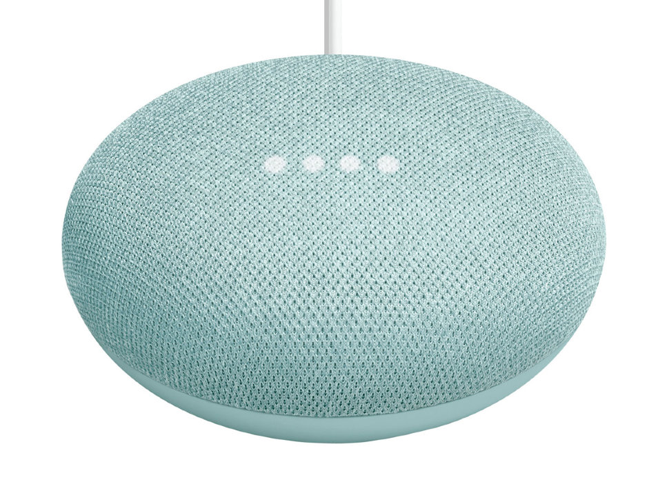 Умная колонка Google Home Mini Голубая GA00275-US купить