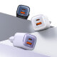 Сетевой адаптер Usams CC254 30W Dual Ports GaN Фиолетовый - Изображение 243259