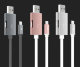 Кабель с карт-ридером Rock Space Micro USB OTG Розовое золото - Изображение 47207