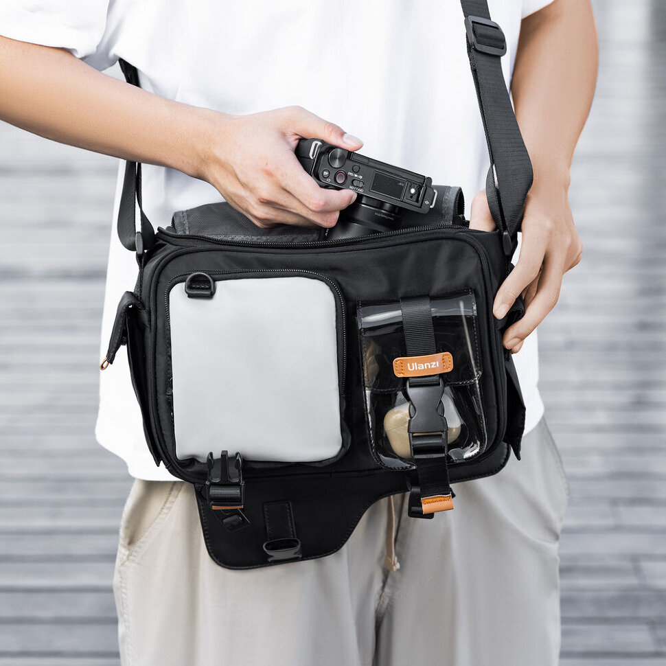 Сумка Ulanzi MS12 Messenger Чёрная  B118