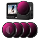 Комплект светофильтров K&F Concept Screw-in Fit ND/PL для DJI Osmo Action 6 (4шт) - Изображение 292063