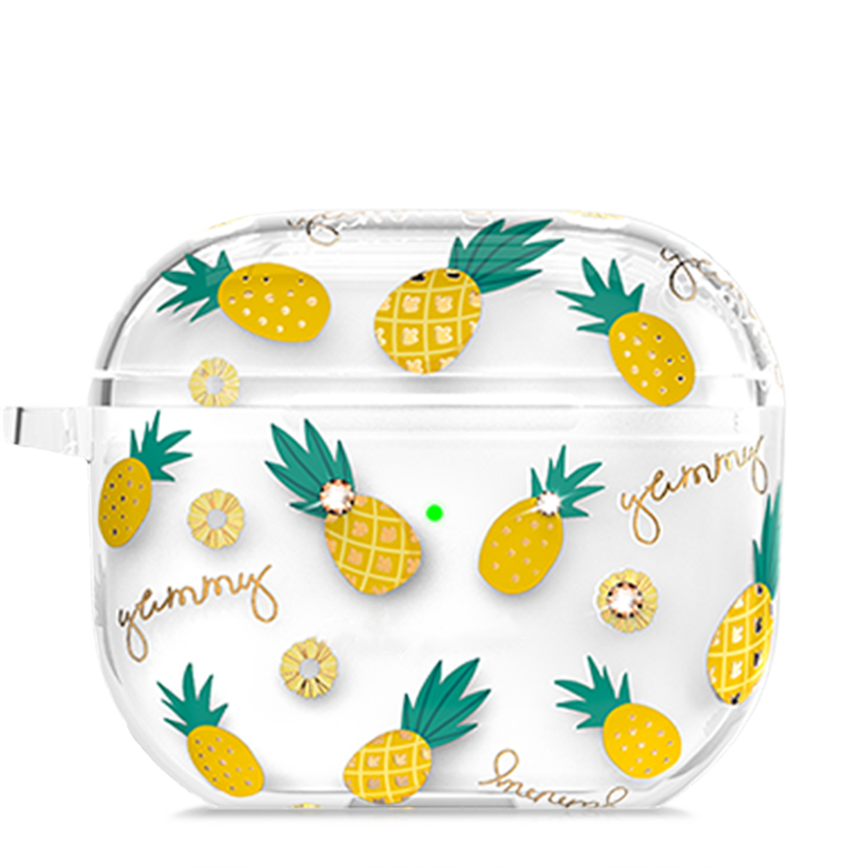 Чехол PQY Fresh для Apple Airpods 3 Pineapple 