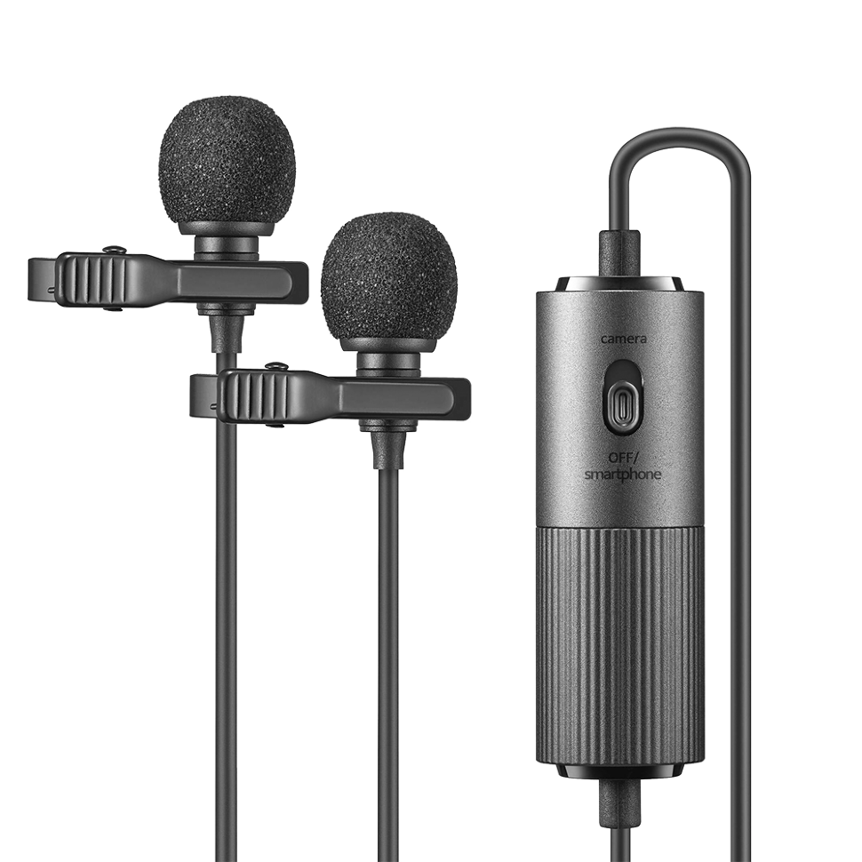 Микрофон петличный двойной Godox LMD-40C 
