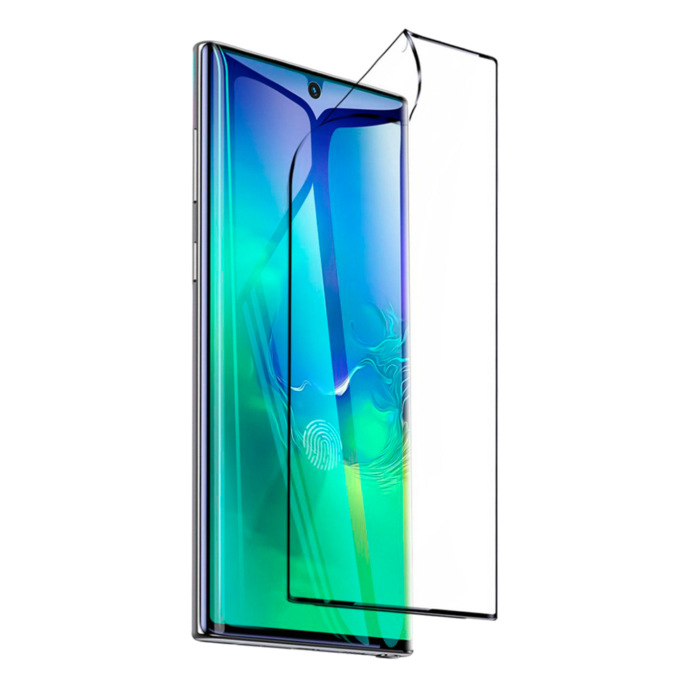 Пленка Baseus 0.15мм противоударная для Note 10 Чёрная (2шт) 