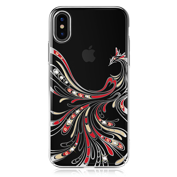 Чехол PQY Flying для iPhone X/Xs Серебро 