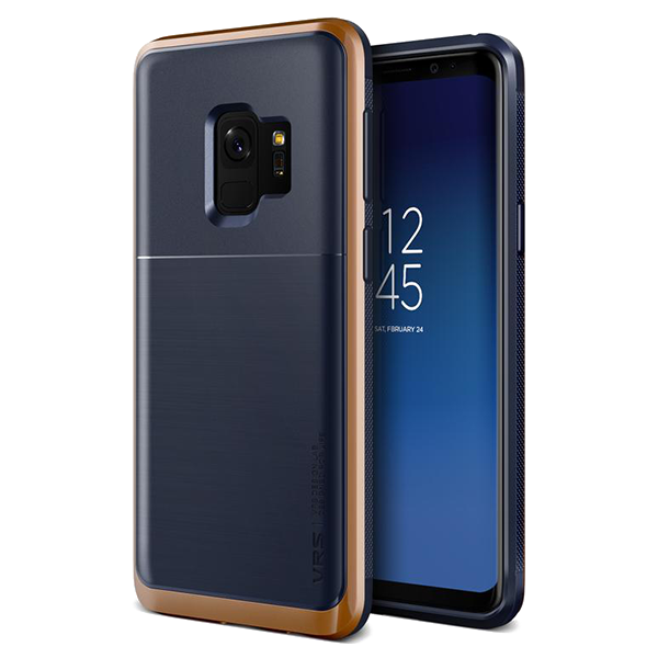 Чехол VRS Design High Pro Shield для Galaxy S9 Indigo Blush Gold 