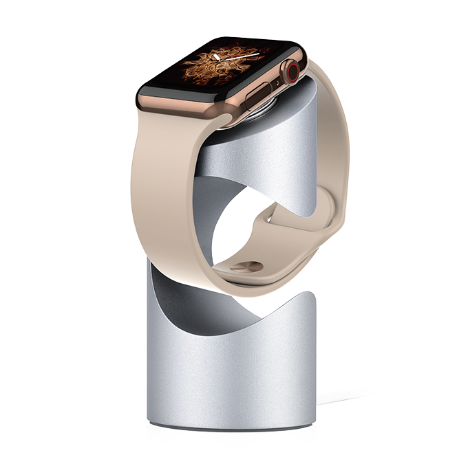 

Подставка Just Mobile TimeStand для Apple Watch Серебро ST-180SI