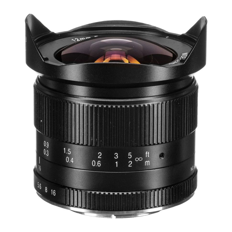 Объектив 7Artisans 12mm F2.8 Micro 4/3 Чёрный 