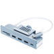 Хаб Satechi Aluminum USB-C Clamp Hub для iMac 24" Синий - Изображение 202499