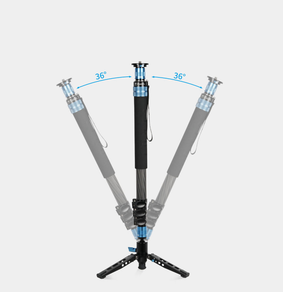 

Монопод Sirui P-424FS с головой VH-10 P-424FS+VH-10