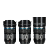 Артикул: 61996. Комплект объективов Sirui Sniper 23/33/56mm F1.2 AF APS-C E-Mount Чёрный