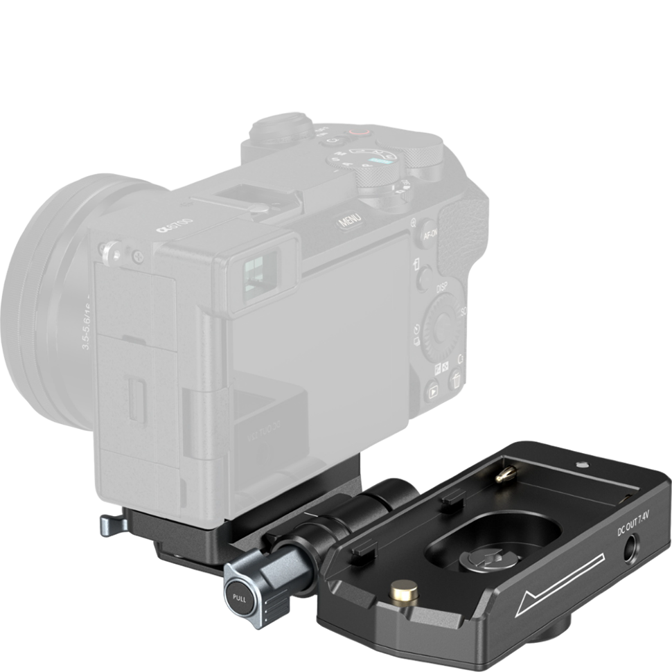 Быстросъёмная площадка с адаптером аккумулятора SmallRig 4696 NP-F Battery Adapter Kit 
