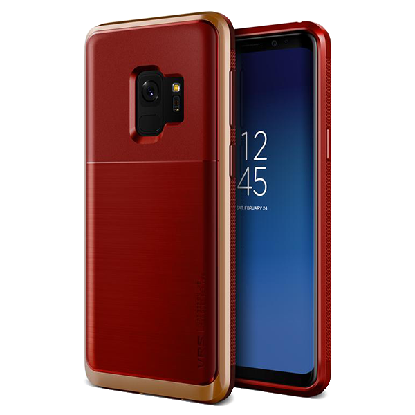 Чехол VRS Design High Pro Shield для Galaxy S9 Red Blush Gold 