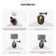 Крепление для экшн-камеры K&F Concept Windshield Mount Clamp на ветровое стекло мотоцикла - Изображение 277004
