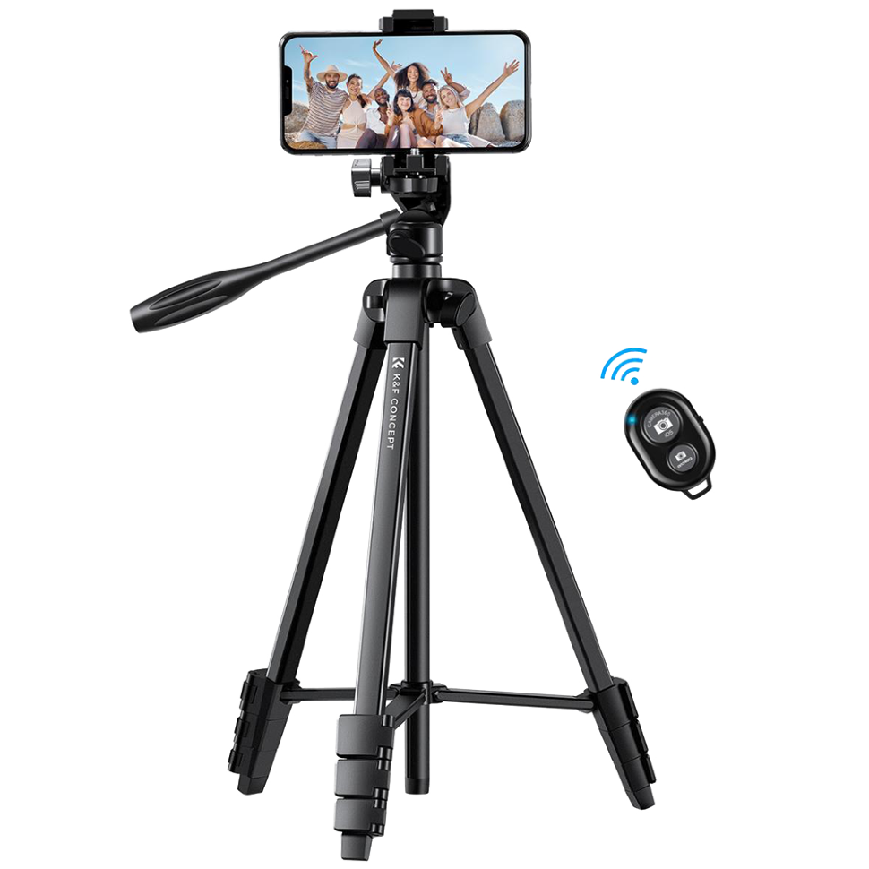 Штатив K&amp;F Concept Aluminum Travel Tripod with Bluetooth Remote 