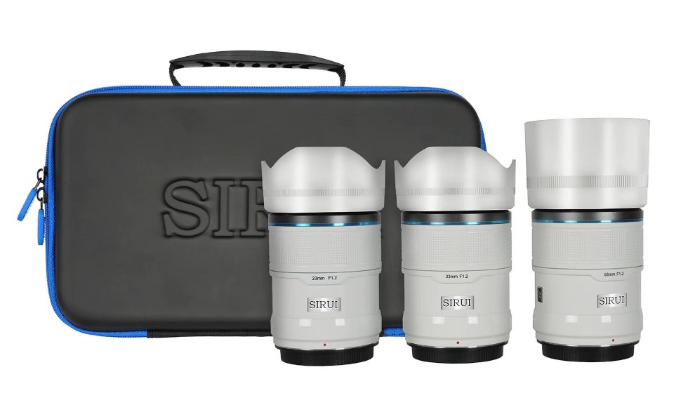 

Комплект объективов Sirui Sniper 23/33/56mm F1.2 AF APS-C E-Mount Белый AS-3S-EW