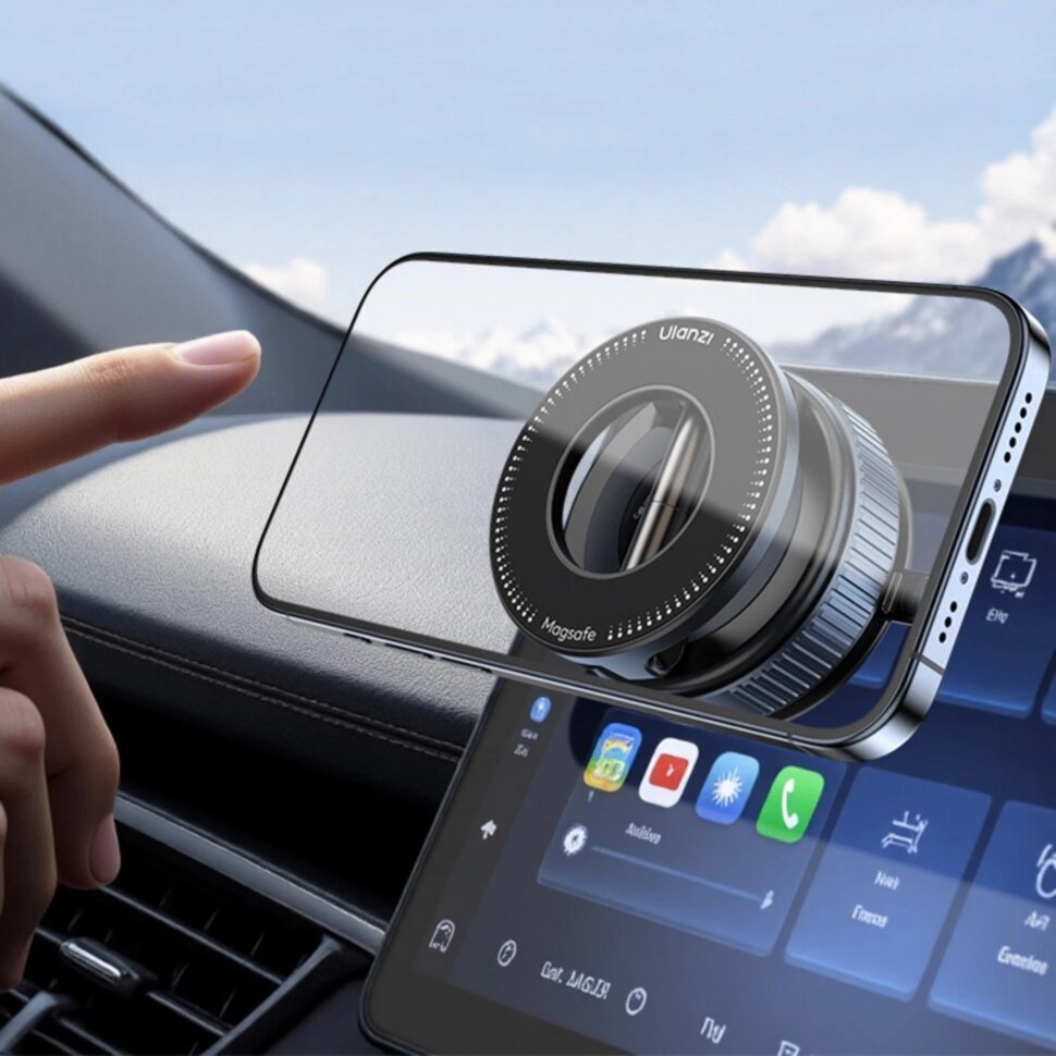 

Держатель смартфона Ulanzi SK-25 Vacuum Suction MagMount на присоске S003