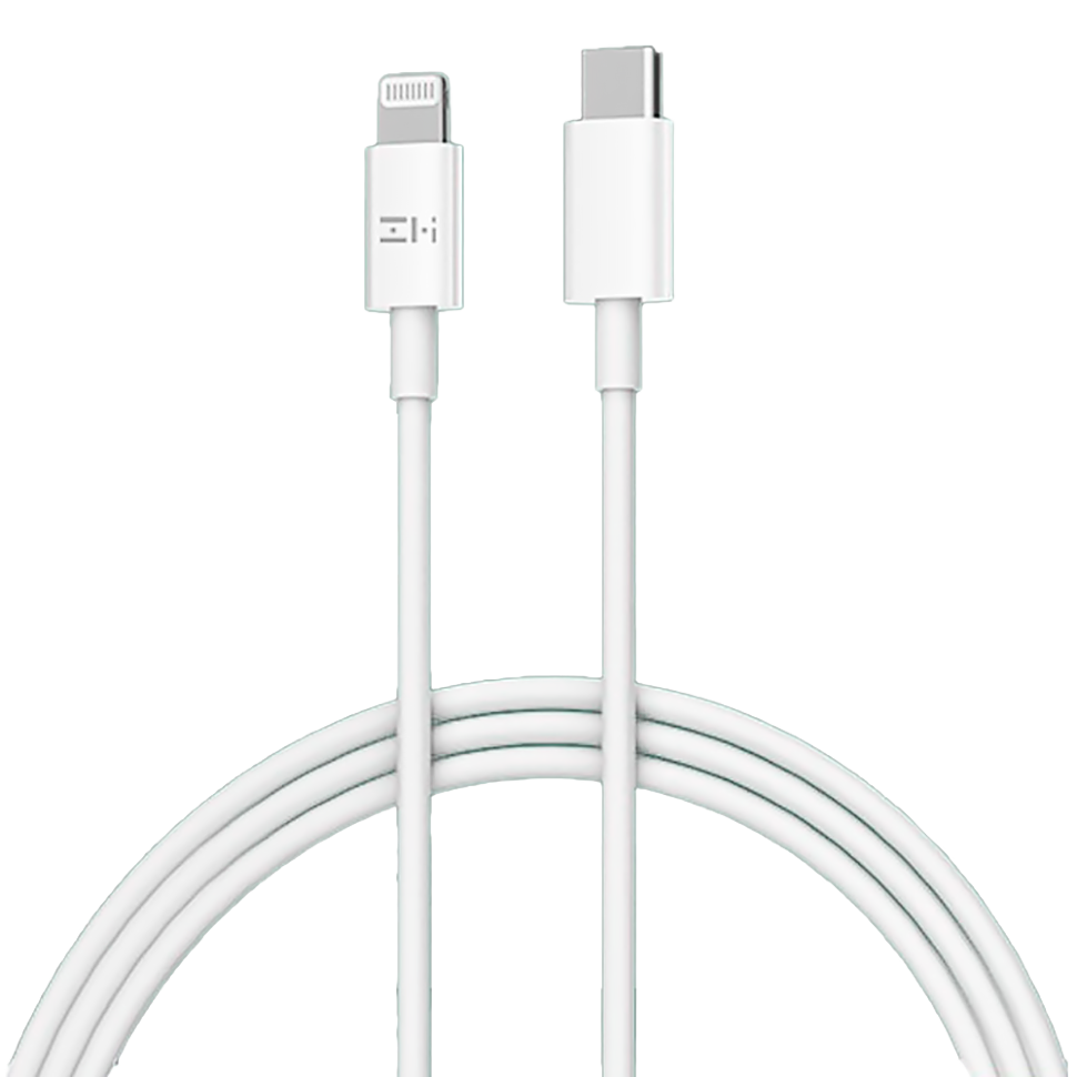 Кабель ZMI AL856 Lightning - Type-C MFI 150см Белый 