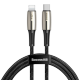 Кабель Baseus Waterdrop Type-C  - Lightning PD 18W 1.3м Чёрный - Изображение 182446